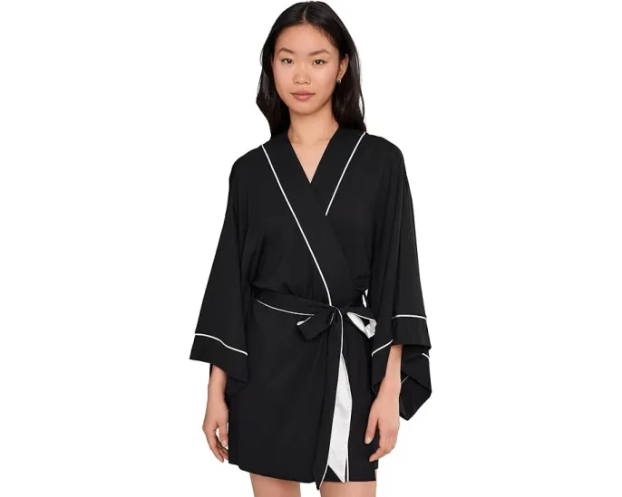 Короткий кимоно Cosabella Pima Lusso с длинными рукавами