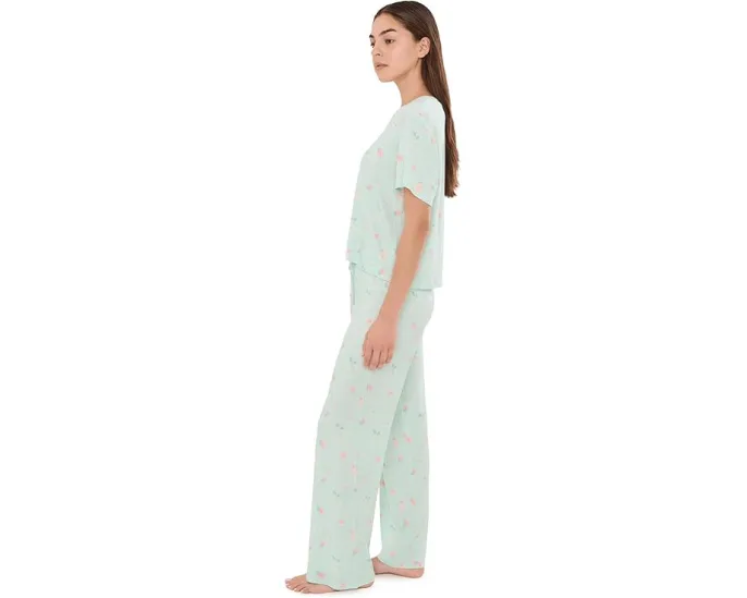 Комплект футболки и брюк All American Tee Pants Set HONEYDEW с листовым принтом