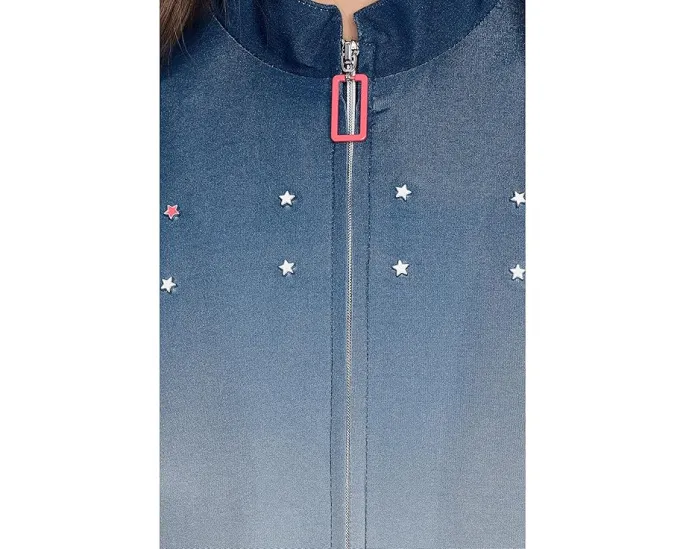 Топ Jamie Sadock без рукавов с омбре и звездами