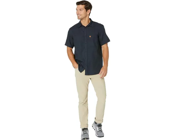 Fjällräven рубашка с коротким рукавом Övik Travel из конопли