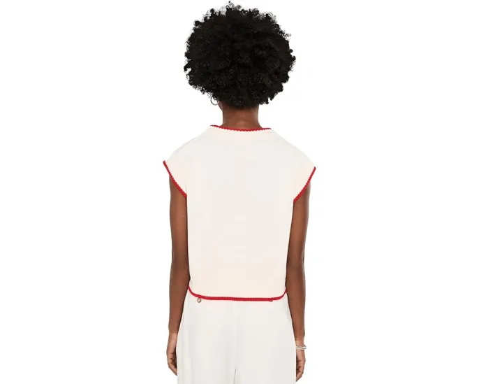 Пуловер Pearl Cap Sleeve Pullover 525 america с коротким рукавом