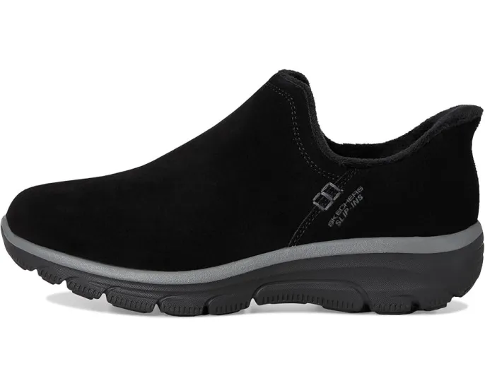 Ботильоны SKECHERS Easy Going Modern Hour Suede Hands Free Slip-ins с меховой подкладкой