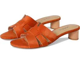 Сандалии Vaneli Heidi с плетеным нубуком и каблуком из дерева