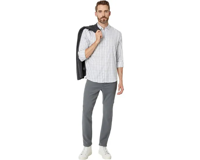 Брюки Faherty Stretch Terry с пятью карманами из мягкого велюра