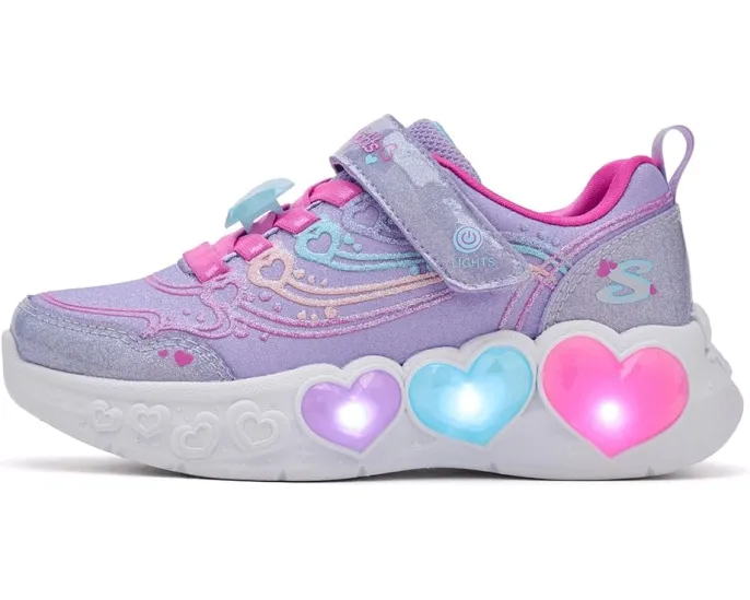 Skechers Enchanted Heart Lights 303266L кроссовки со светодиодами для детей