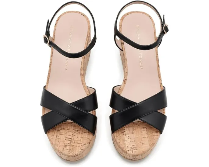 Сандалии Stuart Weitzman Dayna Wedge на платформе с открытым носком