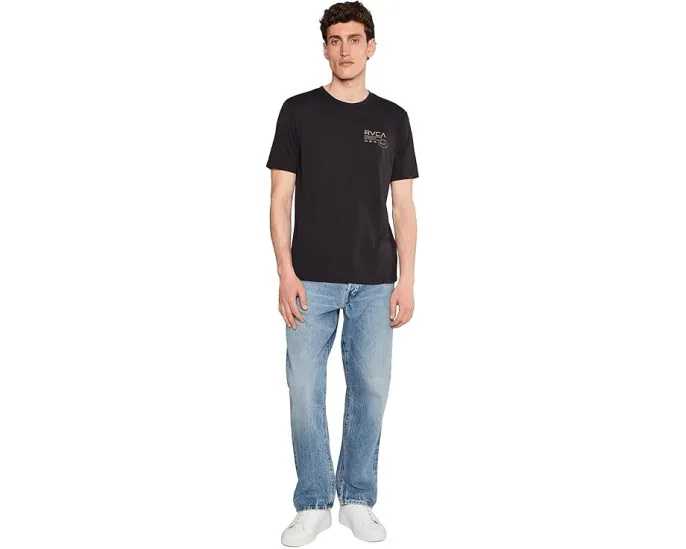 Футболка RVCA Hex Over Short Sleeve с технологией отвода влаги