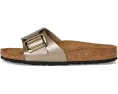 Сандалии Birkenstock Catalina Luxe Buckle с блестящим верхом Birko-Flor и пробковой стелькой