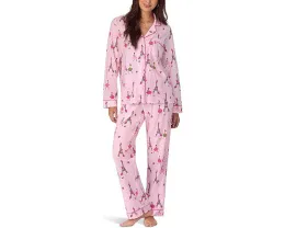 Пижамный комплект Bedhead PJs с длинными рукавами из хлопкового трикотажа