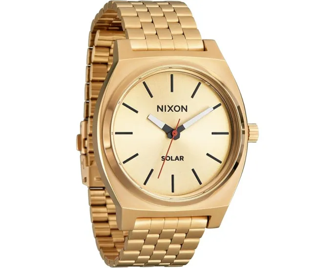 Часы Nixon Time Teller Solar из нержавеющей стали с японским кварцевым механизмом