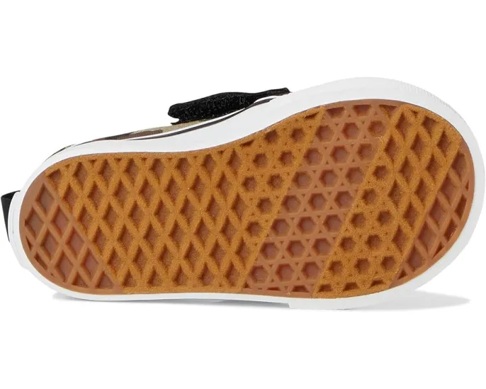 Детские слипоны Vans Slip-On V с вафельной подошвой