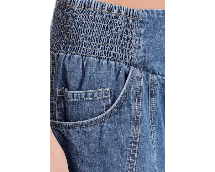 Шорты Free People Luna с манжетами и эластичными вставками