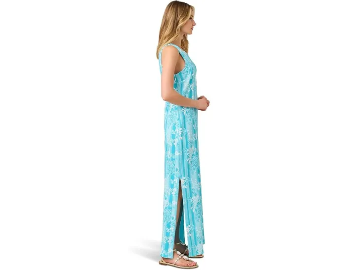 Макси-платье Melodie с разрезами и цветочным принтом Lilly Pulitzer