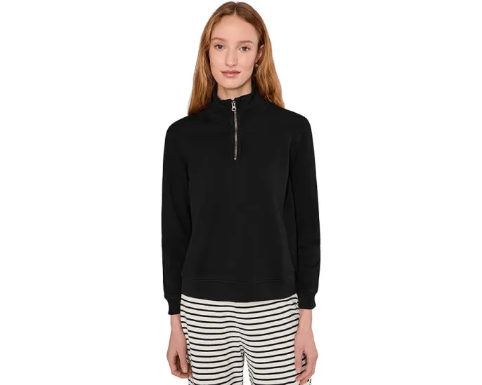 Свитшот с длинным рукавом и воротником-воронкой на полумолнии Mod-o-doc