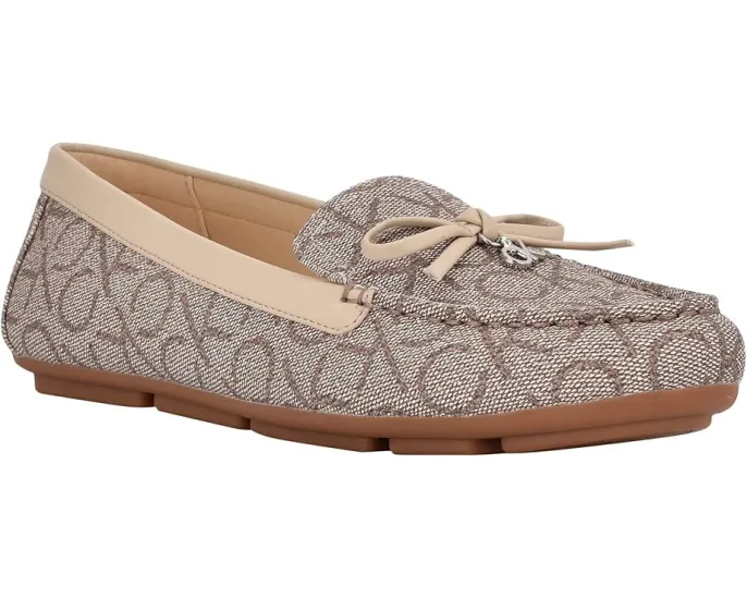 Loafers Calvin Klein Linca с бантом из искусственной кожи на резиновой подошве