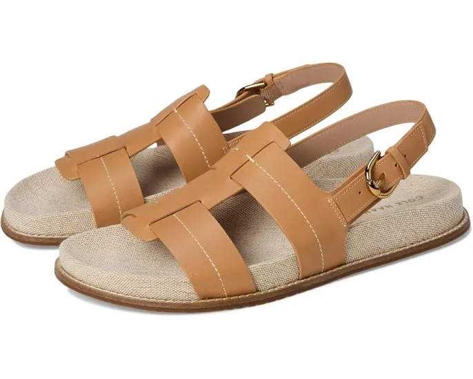 Сандалии Cole Haan Marlee Fisherman Footbed с регулируемой пряжкой и формованной стелькой