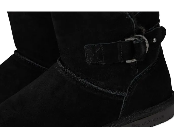 Зимние угги Bearpaw Steph из замши с подкладкой из шерсти и декоративной пряжкой