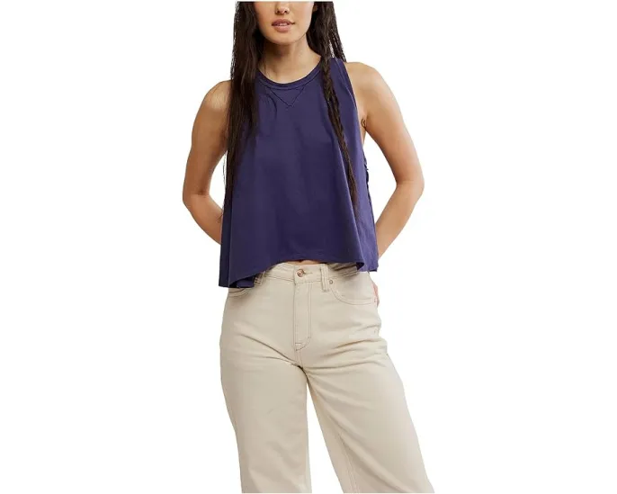 Футболка We The Free Hialeah oversize с V-образной строчкой от Free People