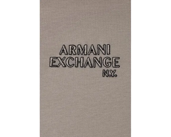 Хлопковая футболка с логотипом Armani Exchange