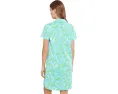 Lilly Pulitzer короткое платье Dune с защитой UPF 50 и отложным воротником