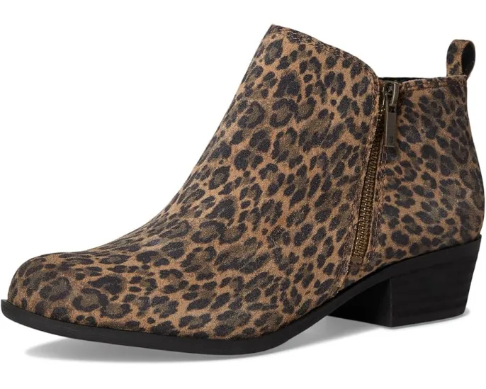 Ботинки Lucky Brand Basel с массивным каблуком и двойной молнией