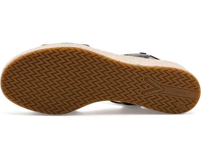 VIONIC Darla эспадрильи на танкетке из премиальной кожи для уверенной походки