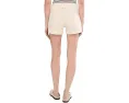 Шорты Paige Olivia с высокой посадкой и двойной пуговицей в цвете Quartz Sand