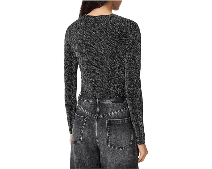 Футболка Skylar с длинным рукавом от AllSaints из полиэстера