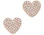 Серьги-гвоздики Yours Truly Pave Heart с камнями кубического циркония от Kate Spade New York