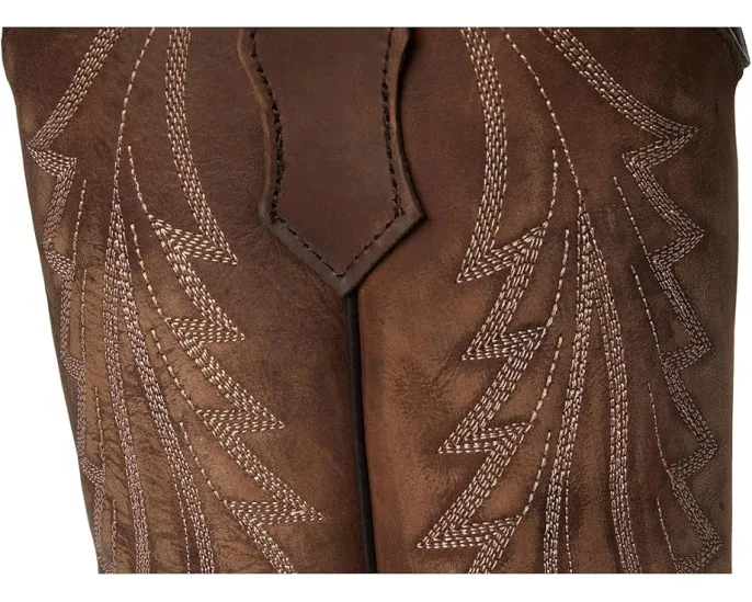 Corral Ботинки L6213 с песочной вышивкой на широком голенище