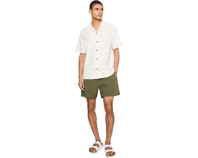 Чемодан Seersucker Traveler Trunk Polo Ralph Lauren с принтом в полоску