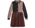 Сорочковое платье из хлопкового поплина в клетку Polo Ralph Lauren Kids