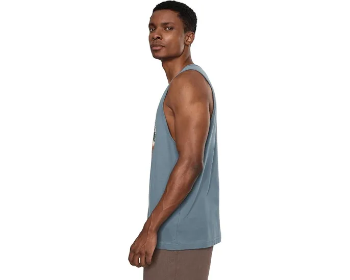 Майка RVCA Motors Tank с принтом и вырезом лодочкой