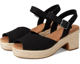Босоножки TOMS Isla Peep Toe на платформе с открытым носком