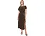 Платье Vince Directional Pleated Twist миди с драпировкой