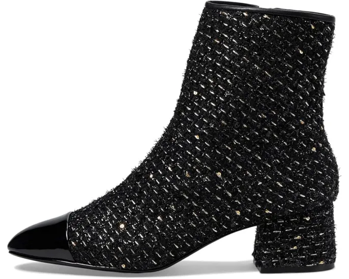Ботильоны Steve Madden Eiffel с контрастным мыском и массивным каблуком