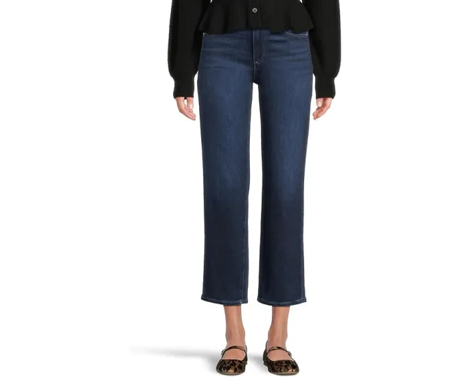 Джинсы Paige Mason Ankle в стиле Cirques с прямым кроем и миди-посадкой