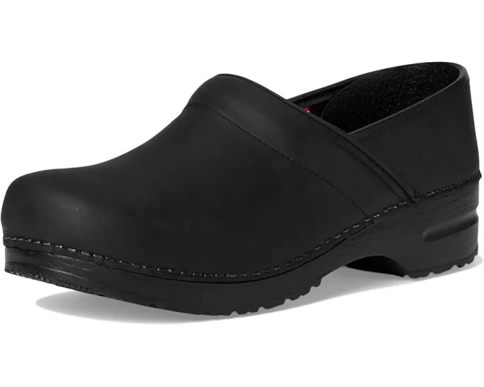 Рабочие сабо Sanita Professional из промасленной нубуковой кожи