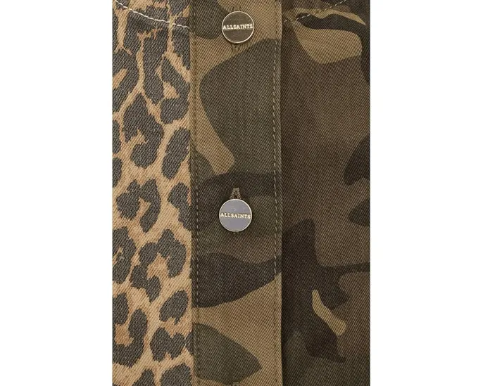 Sofi Waistcoat от AllSaints Camo Leppo Green
