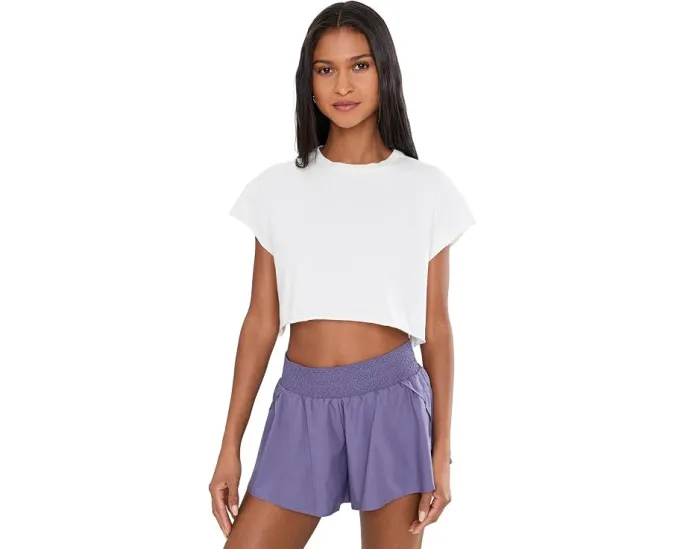 Кроп топ Hot Shot Cropped Tee от FP Movement с эффектом потертости