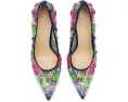 Блестящие туфли Blue by Betsey Johnson Netta с цветочным декором и острым носом