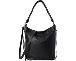 Сумка хобо Lindley с плетеным ремнем и кожаными кистями