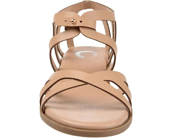 Сандалии Journee Collection Comfort Foam Monro на платформе из веганской кожи