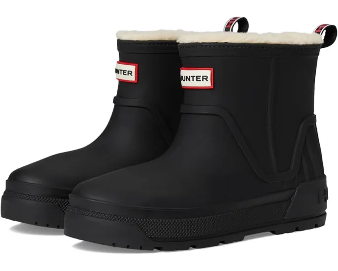 Детские резиновые сапоги Hunter Gracey с искусственным мехом и утеплителем