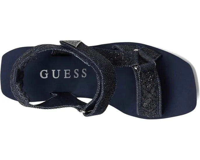Сандалии GUESS Dawsin на платформе с застежкой на липучке