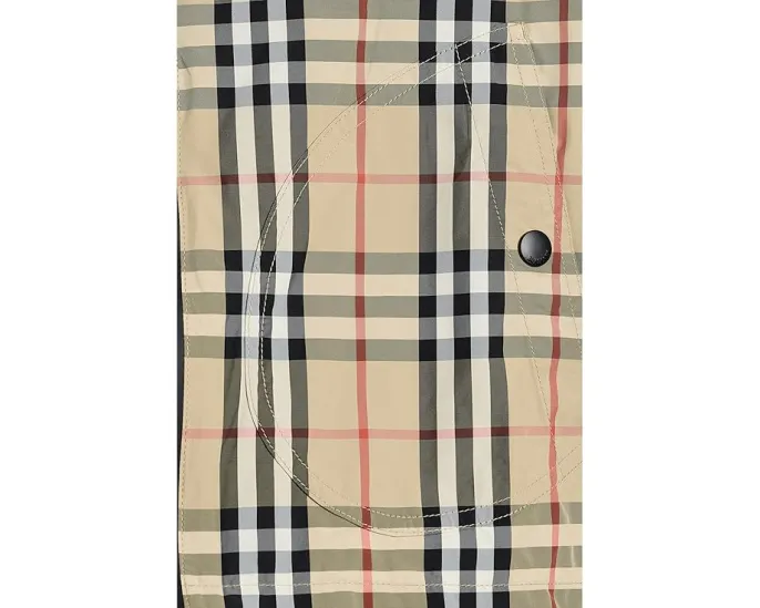 Пальто Burberry Kids Jem Check Coat для детей