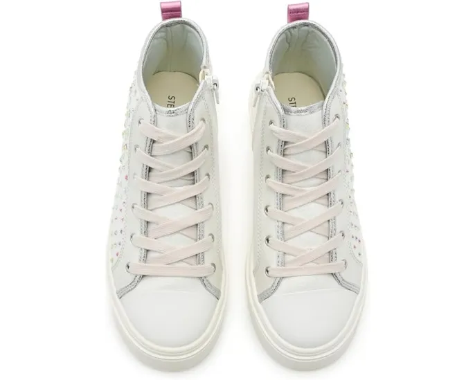 Детские кроссовки Steve Madden Kids Laurisa с высоким верхом и стразами