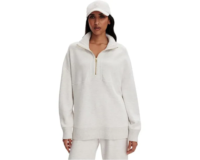 Длинный свитшот Varley Molly с полузастежкой молнией