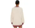Show Me Your Mumu Tailgate Sweater Dress уютное платье свитер с V-образным вырезом