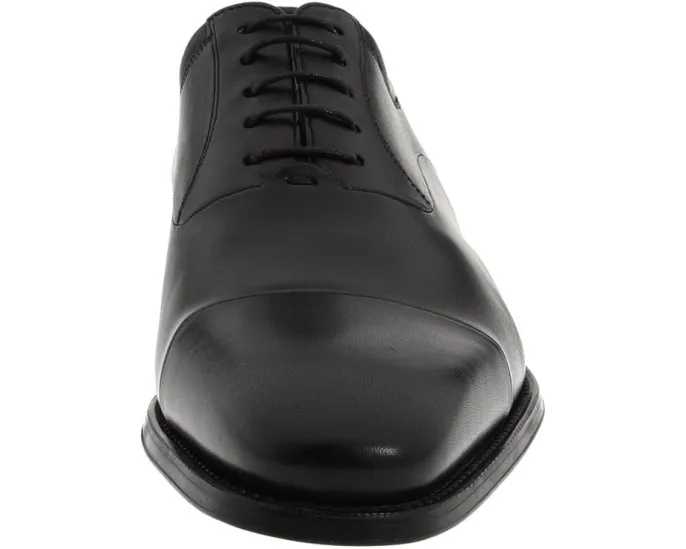 Классические оксфорды Federico из кожи с закрытым носком и болонской конструкцией